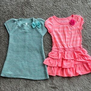 Cherokee cute Pink and Blue Kids Dresses